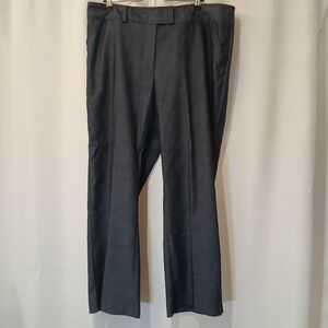NY Collection Woman Chambray Wide Leg Jeans Size 18